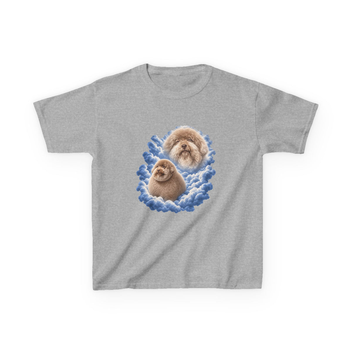 Scoobert Portrait Tee For Kids | Cloud Pet Illustration T-Shirt