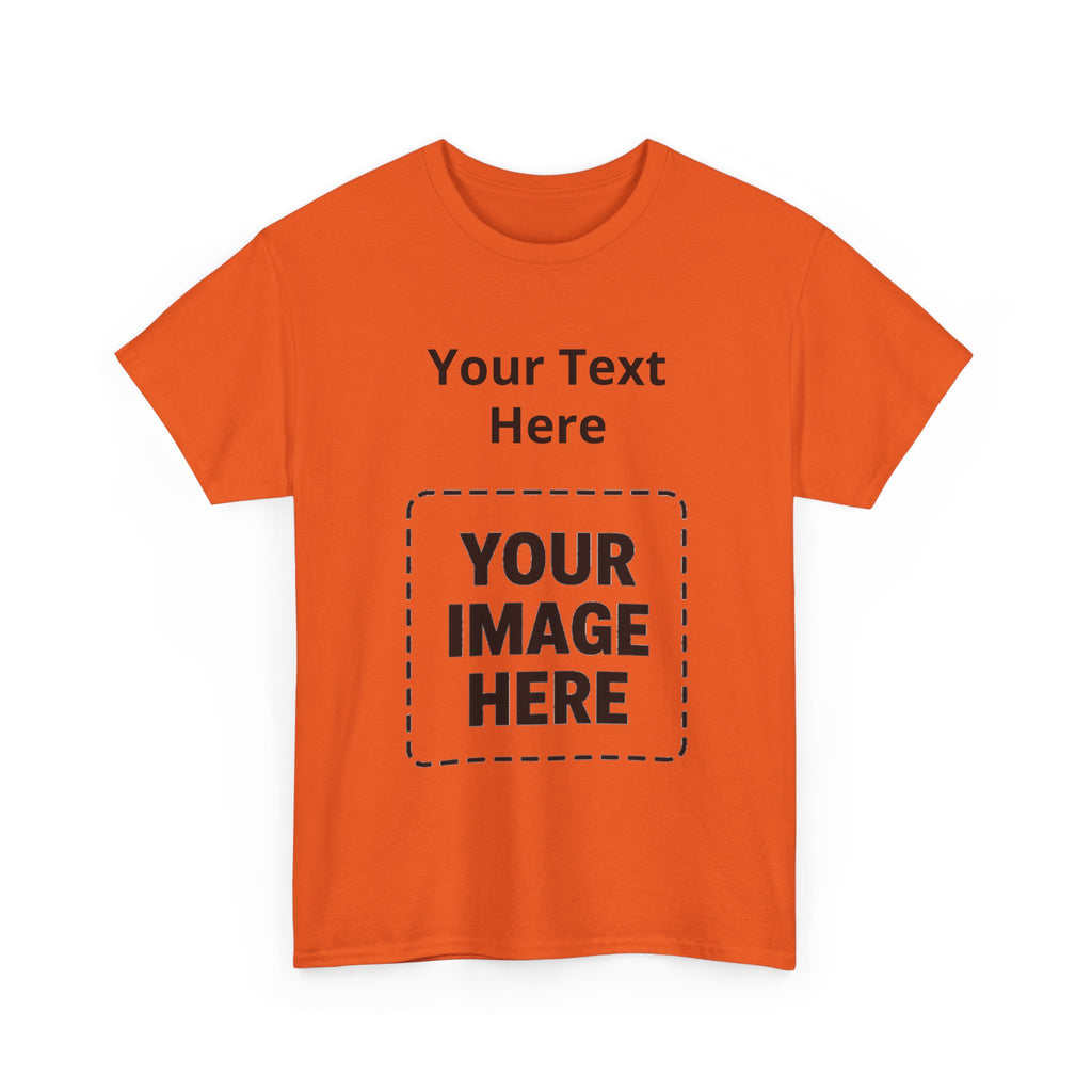 Custom Photo & Text T-Shirt — Personalized Tee