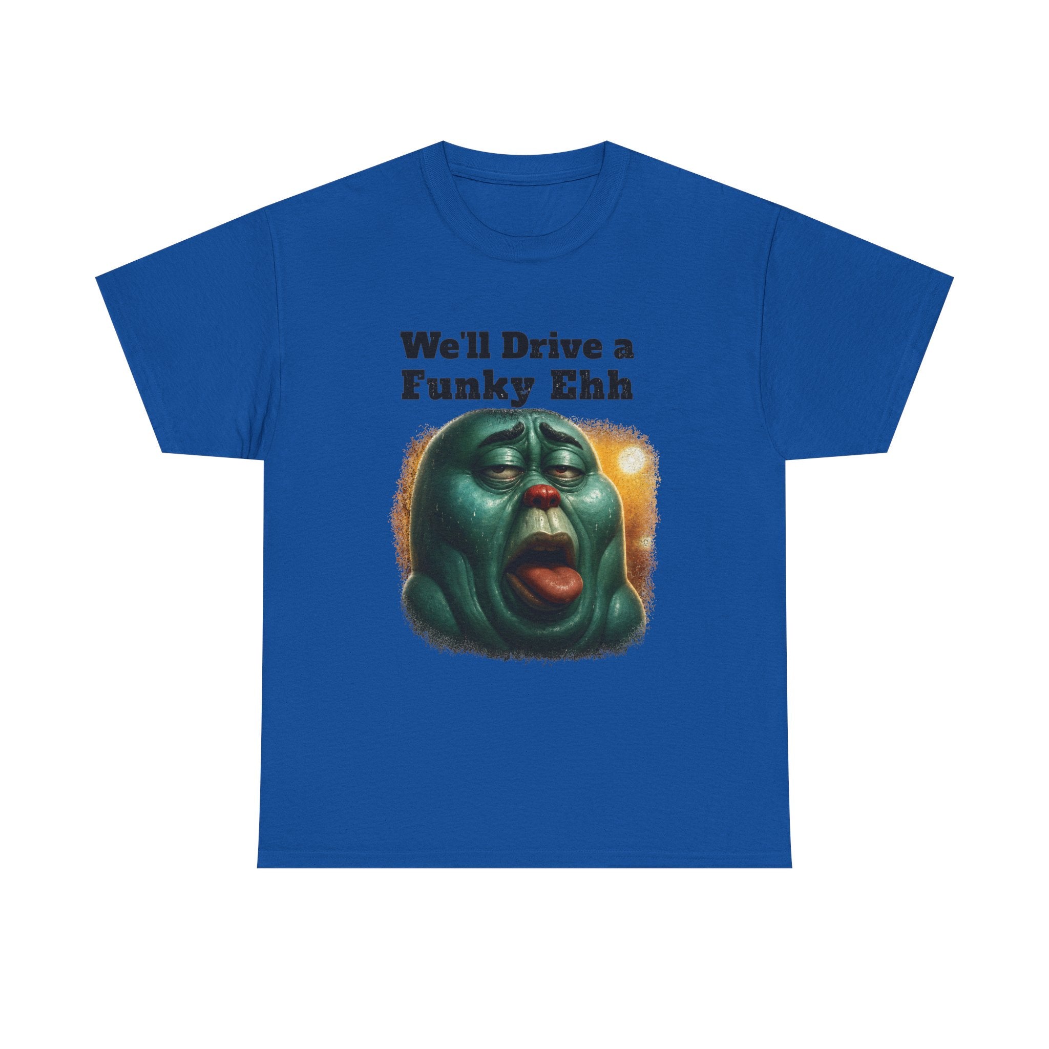 Funky Ehh Tee — Retro Groovy Face Graphic T-Shirt