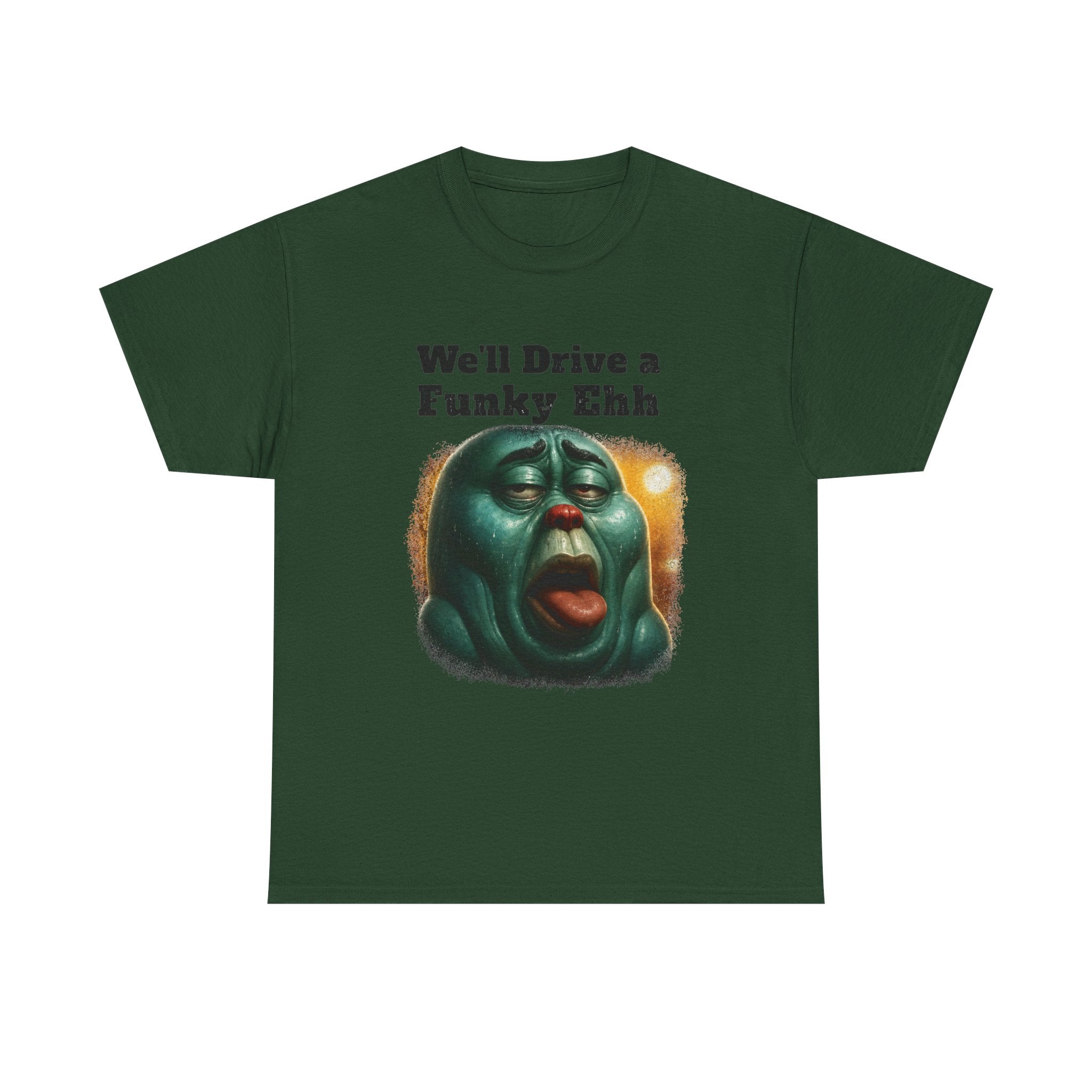 Funky Ehh Tee — Retro Groovy Face Graphic T-Shirt
