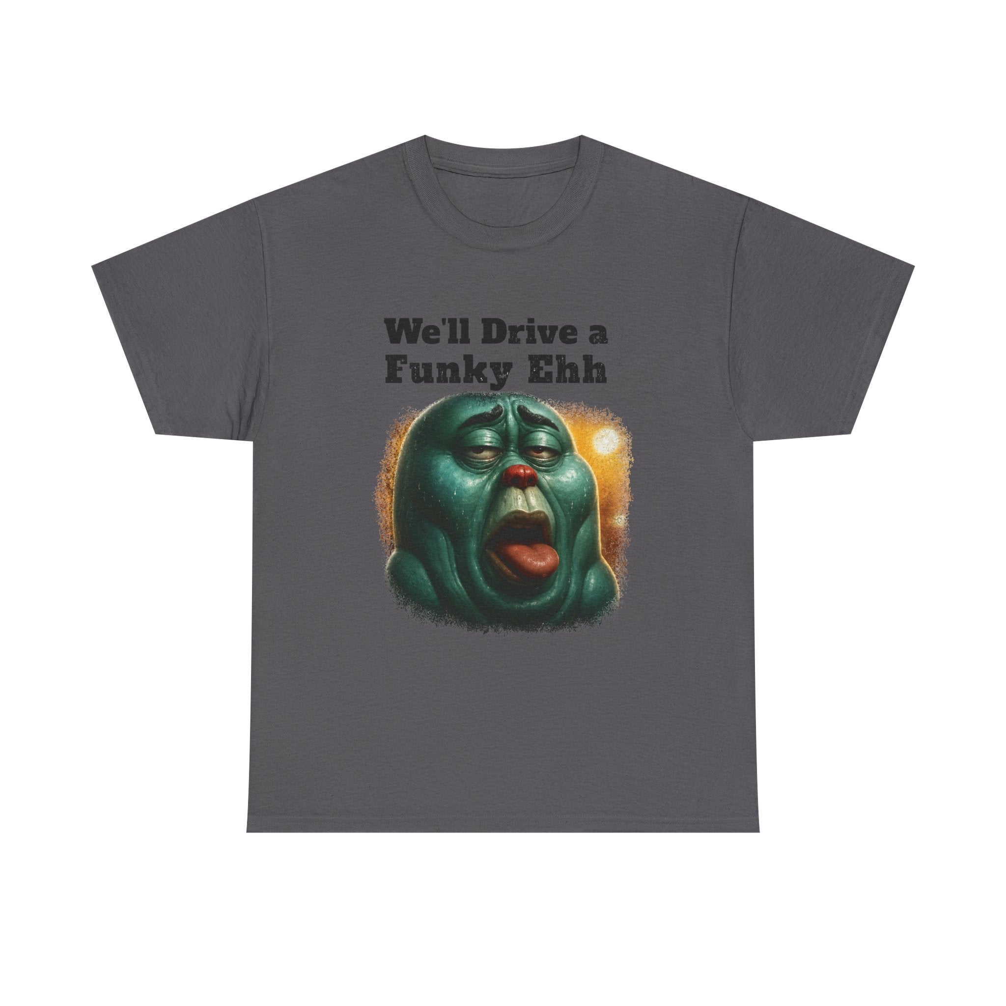 Funky Ehh Tee — Retro Groovy Face Graphic T-Shirt