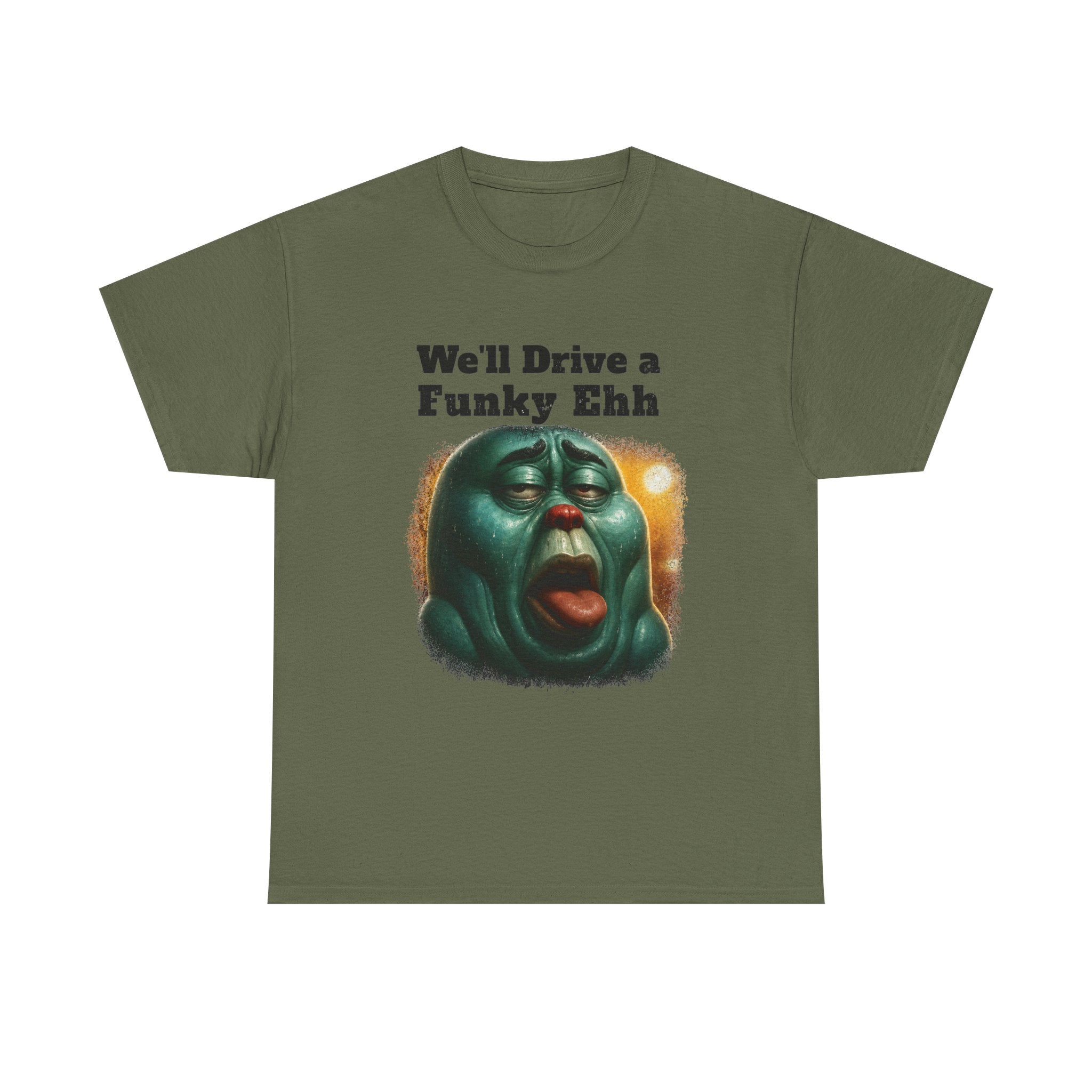 Funky Ehh Tee — Retro Groovy Face Graphic T-Shirt