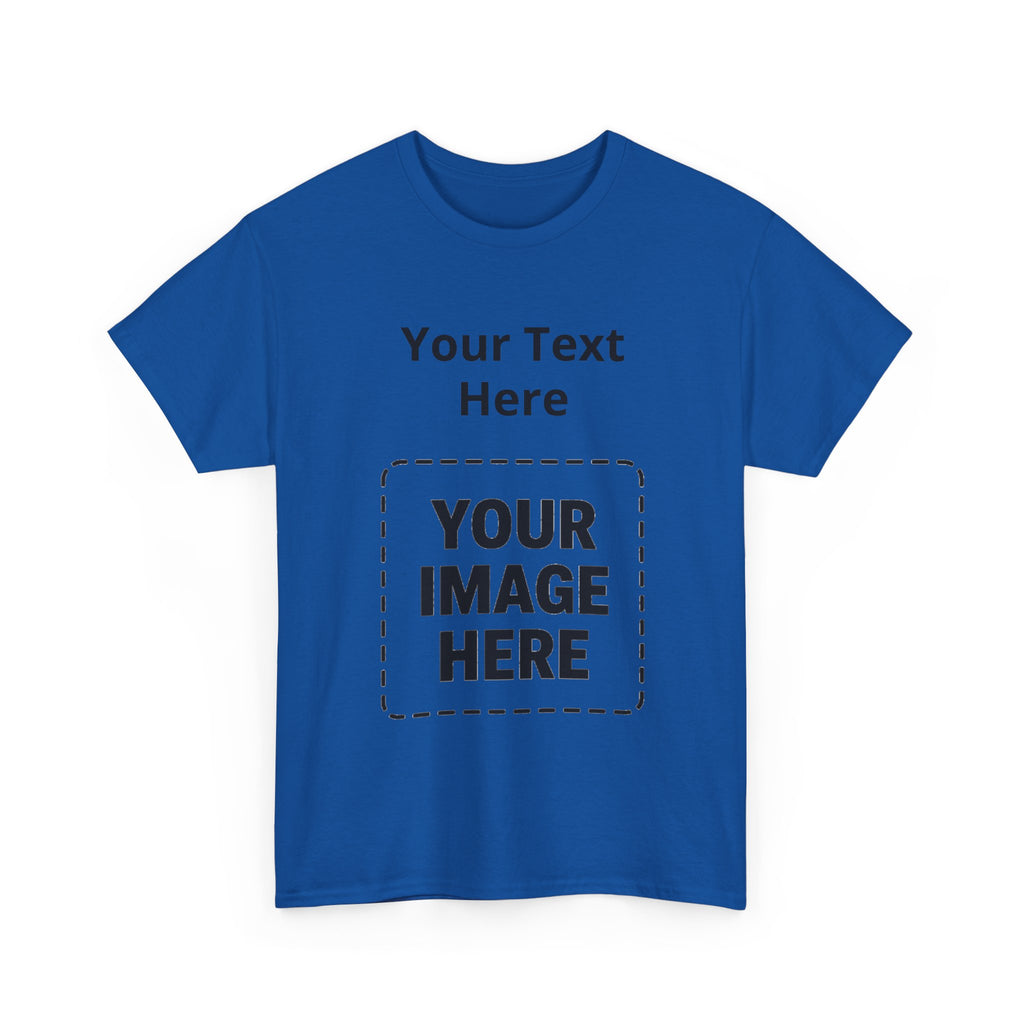 Custom Photo & Text T-Shirt — Personalized Tee