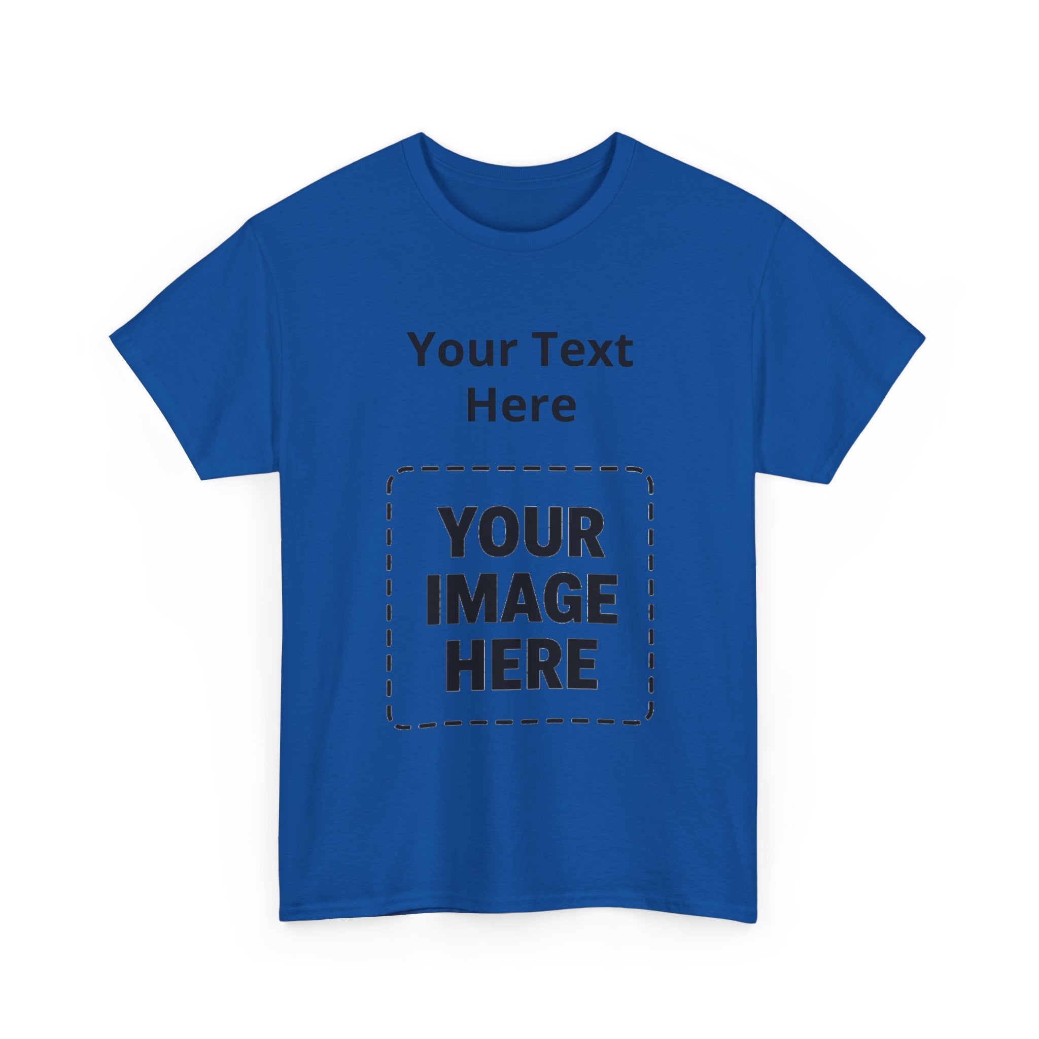 Custom Photo & Text T-Shirt — Personalized Tee