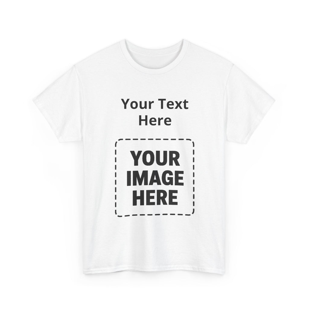Custom Photo & Text T-Shirt — Personalized Tee
