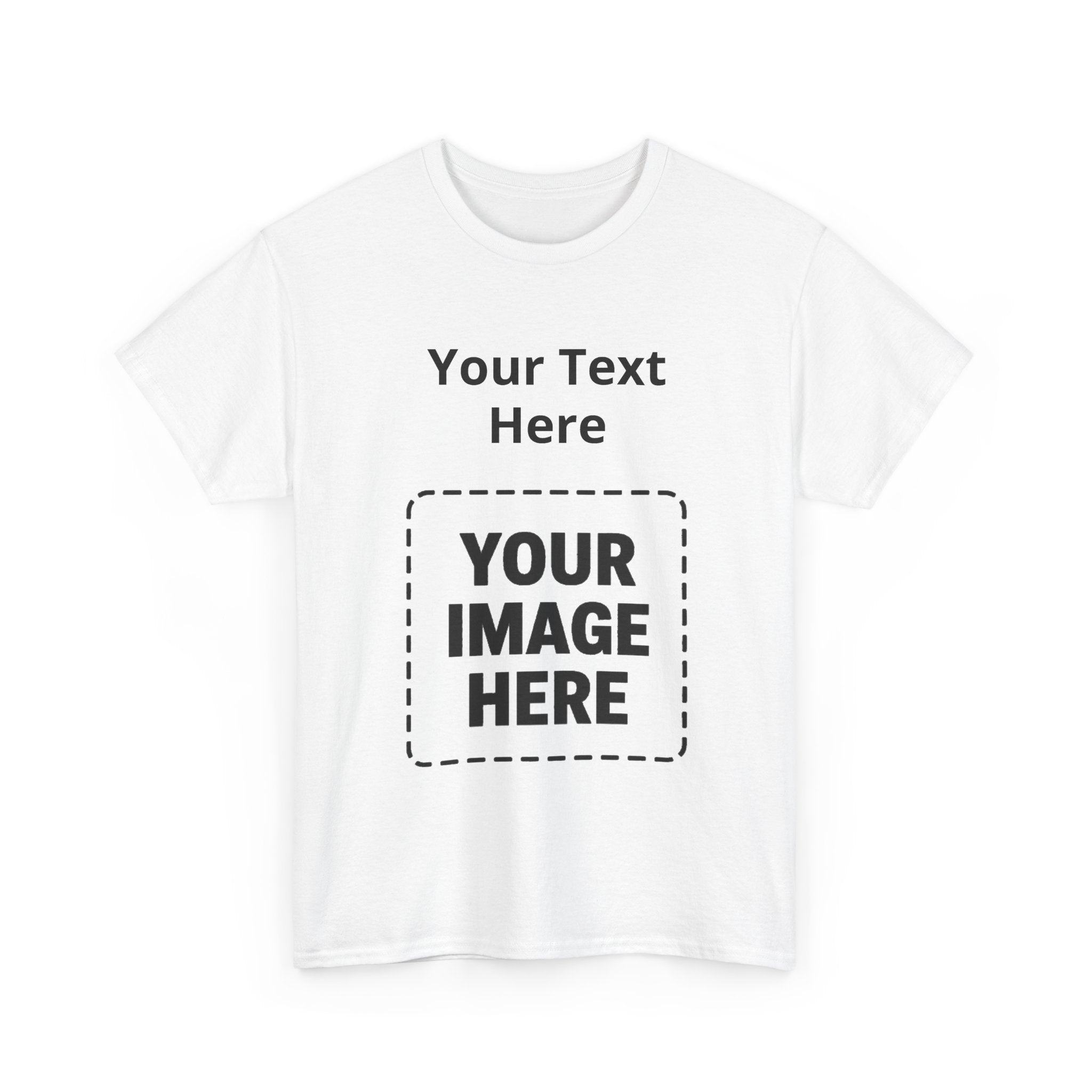 Custom Photo & Text T-Shirt — Personalized Tee