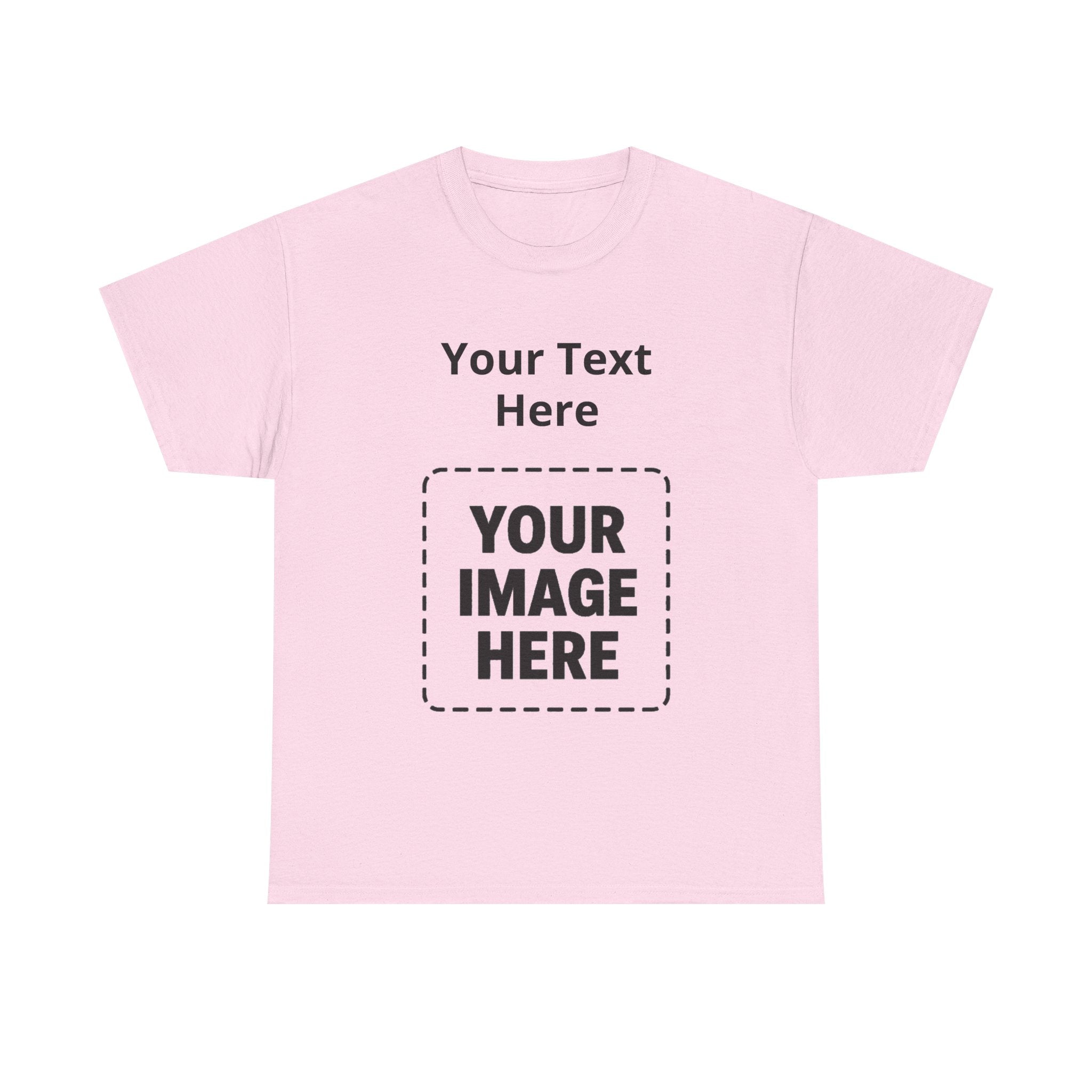 Custom Photo & Text T-Shirt — Personalized Tee