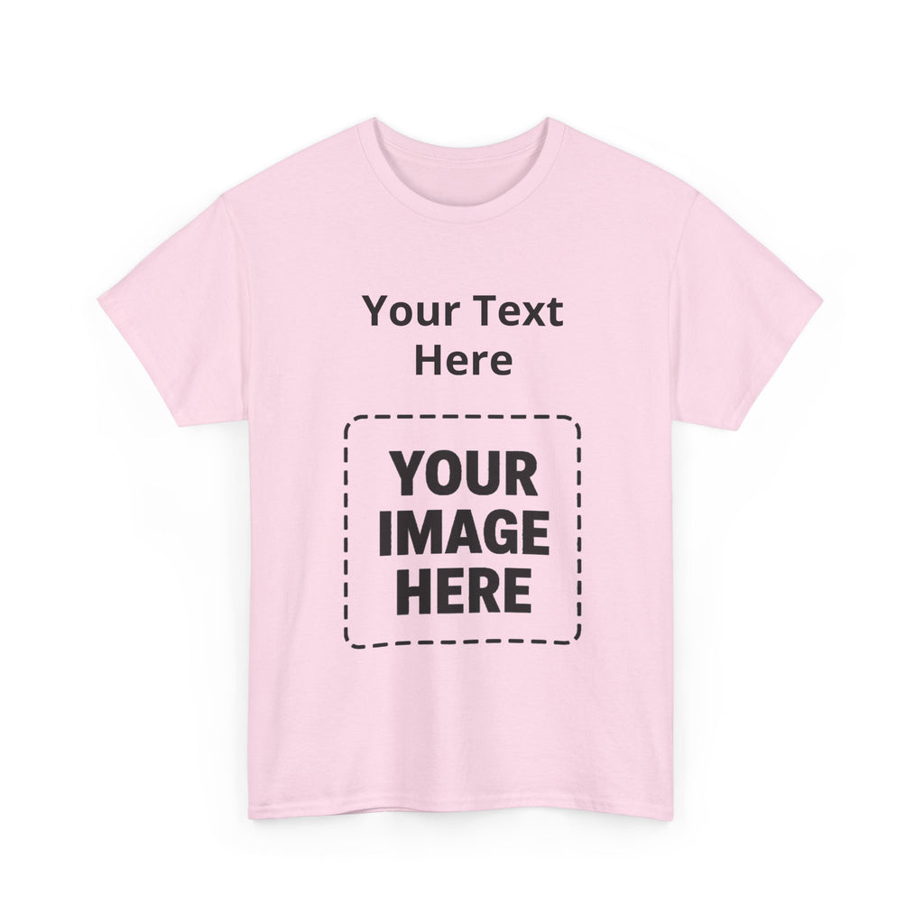 Custom Photo & Text T-Shirt — Personalized Tee