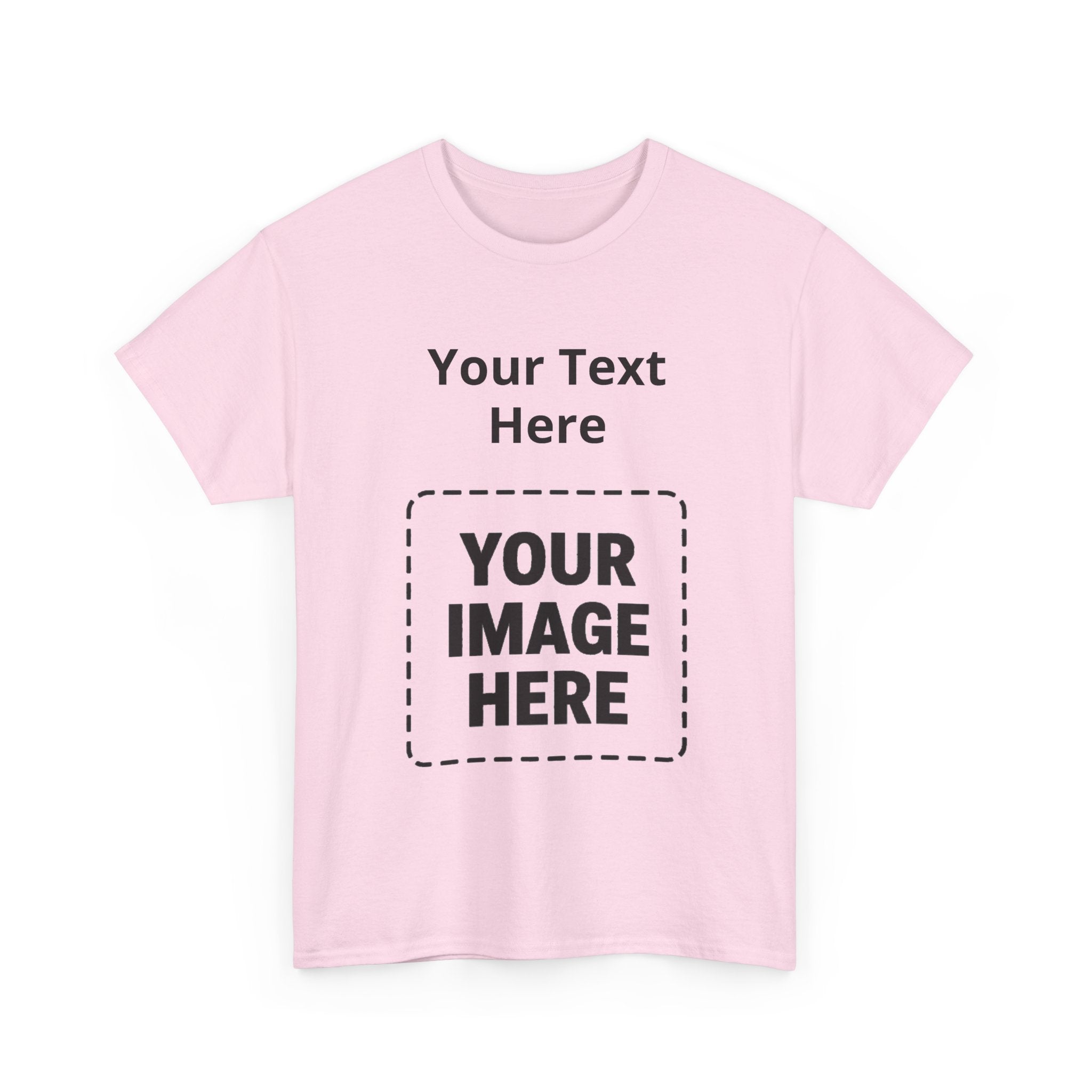Custom Photo & Text T-Shirt — Personalized Tee