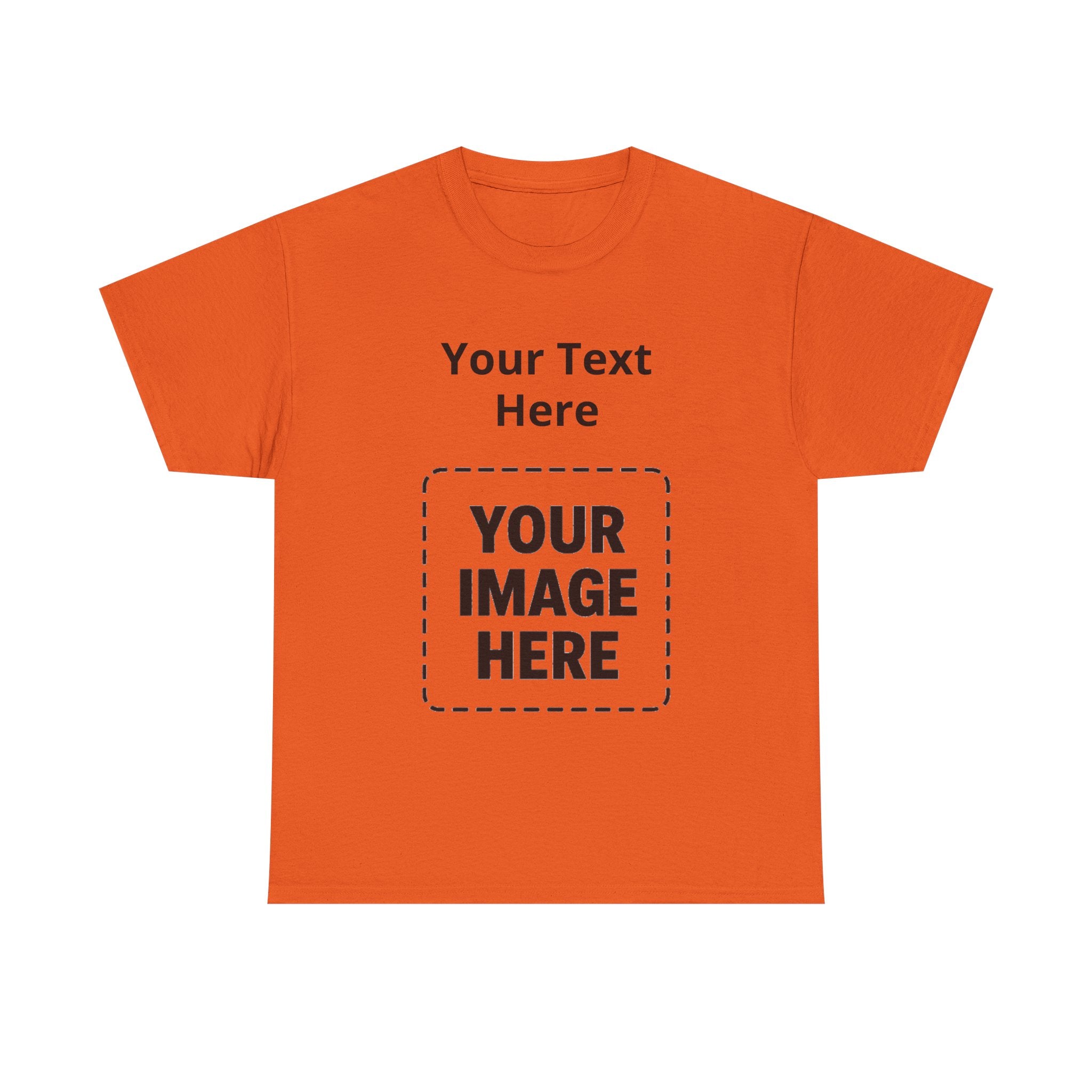 Custom Photo & Text T-Shirt — Personalized Tee