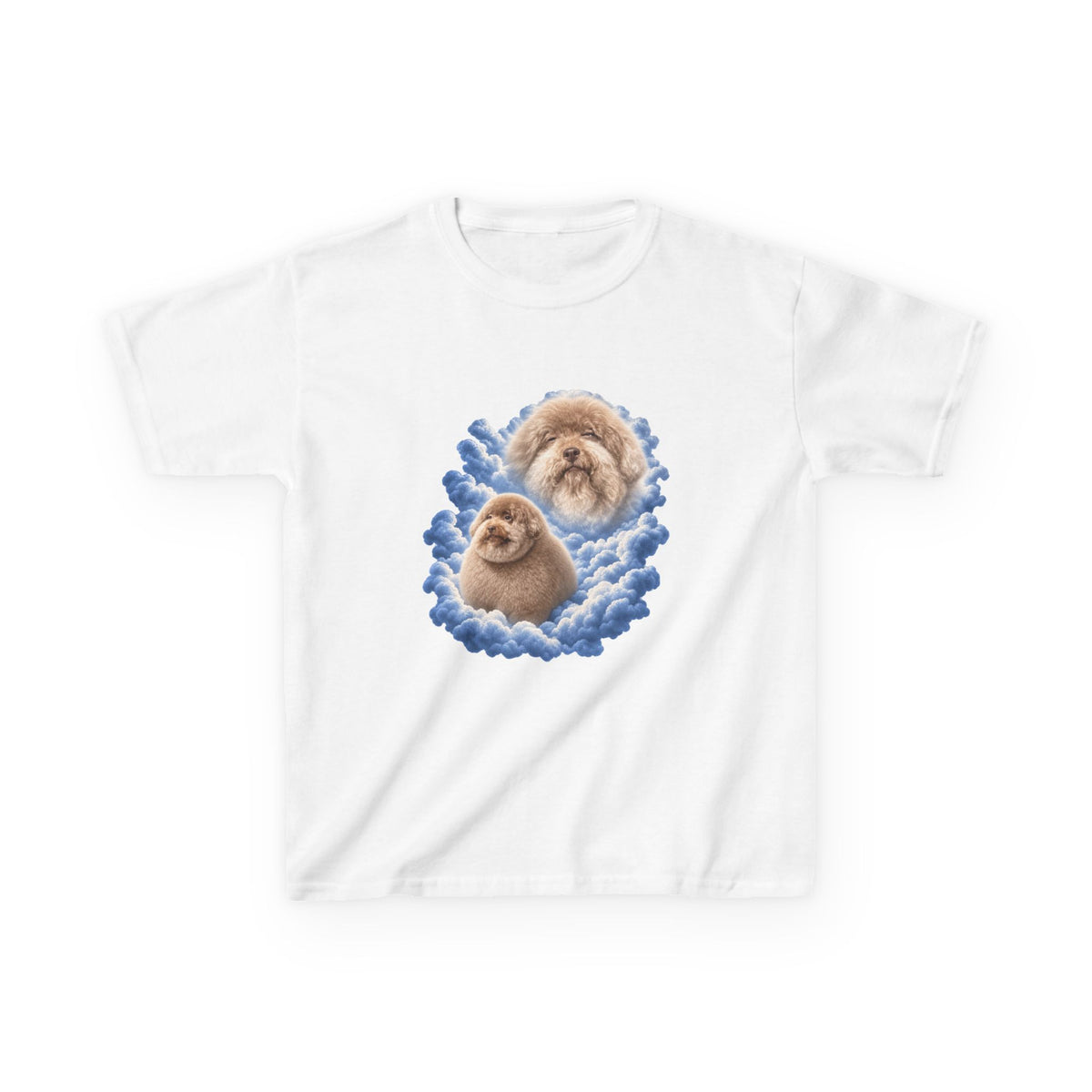 Scoobert Portrait Tee For Kids | Cloud Pet Illustration T-Shirt