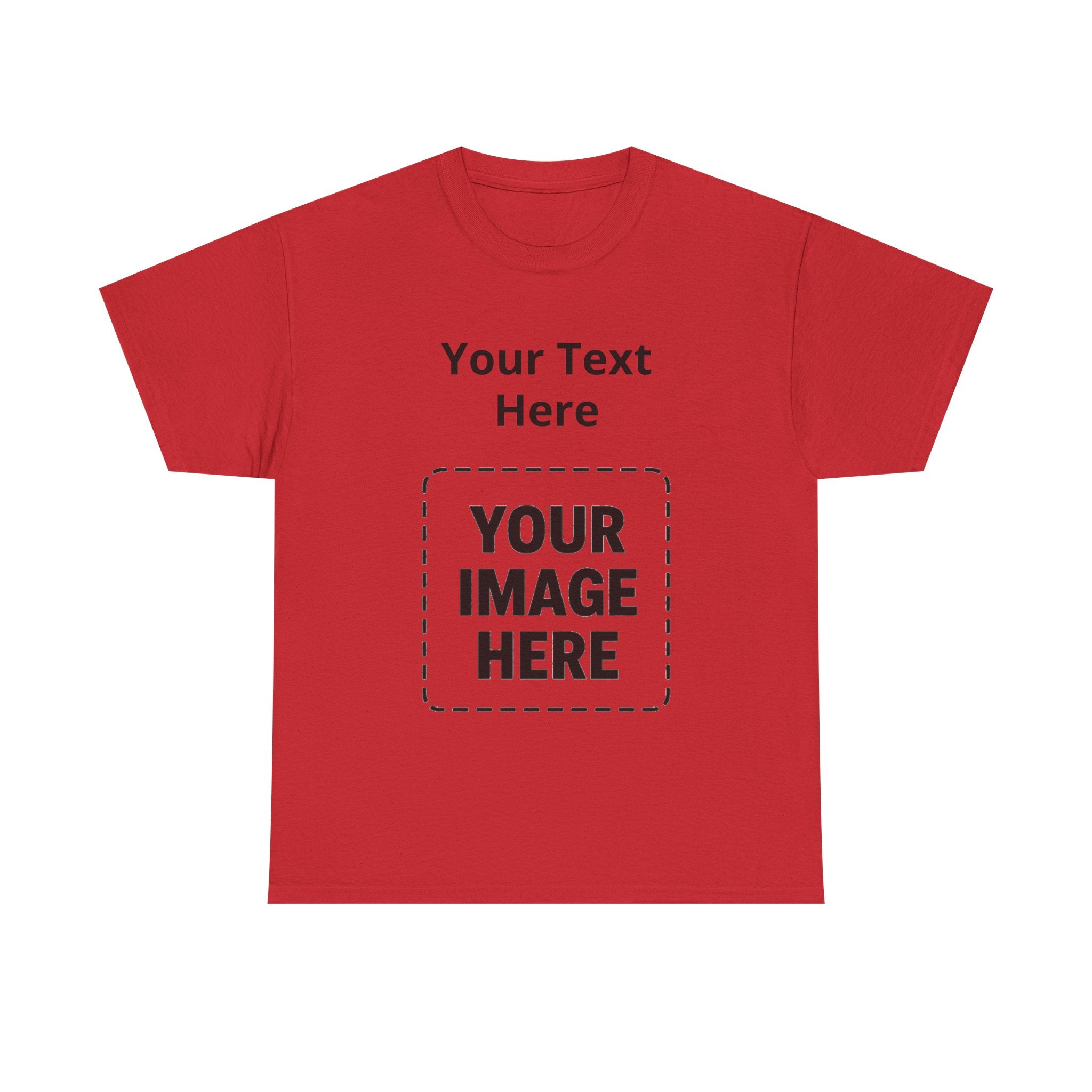 Custom Photo & Text T-Shirt — Personalized Tee
