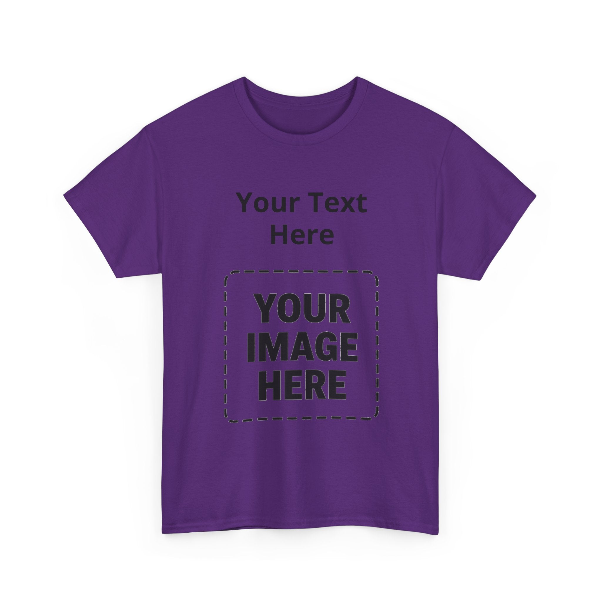 Custom Photo & Text T-Shirt — Personalized Tee
