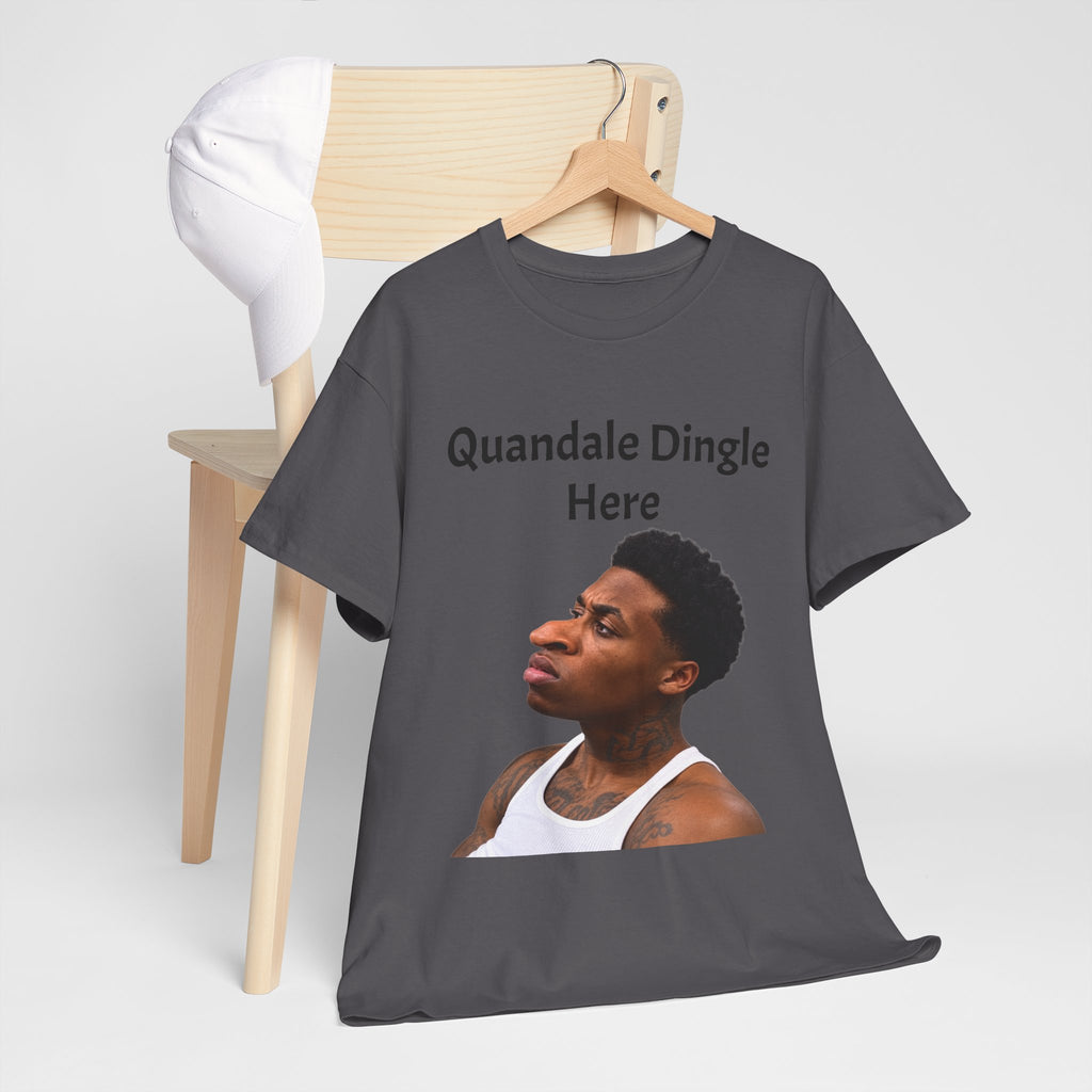Quandale Dingle Tee — Funny Meme Face Graphic T-Shirt
