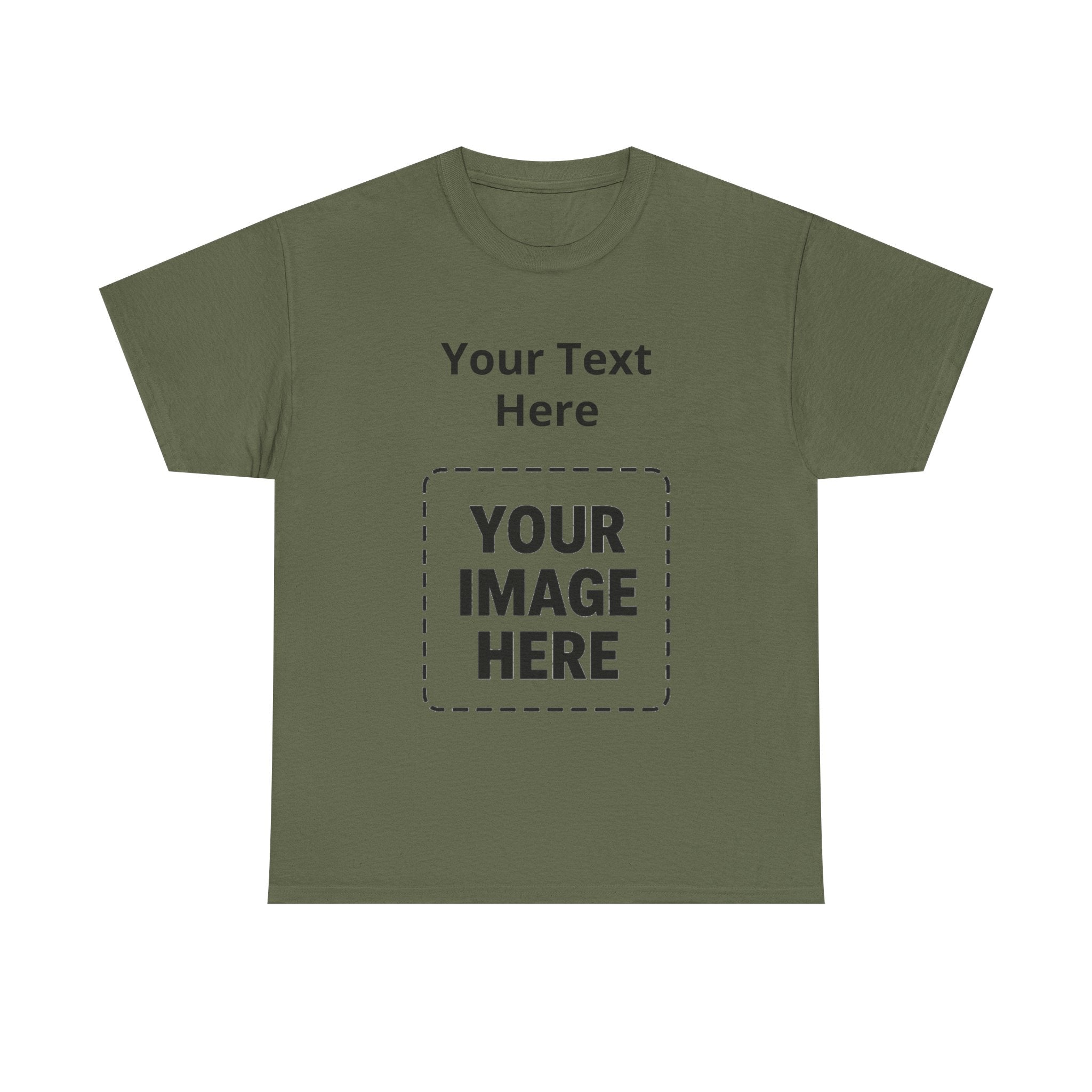 Custom Photo & Text T-Shirt — Personalized Tee
