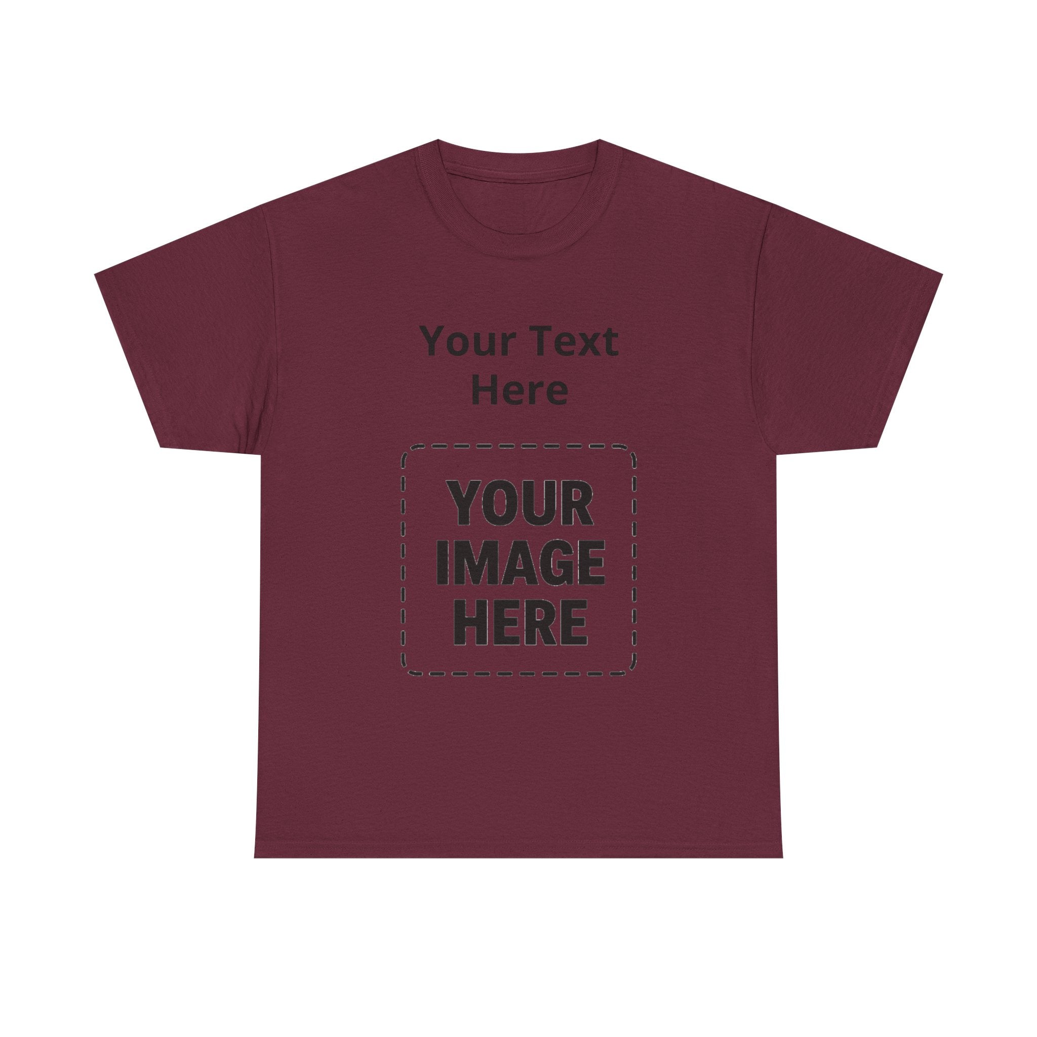 Custom Photo & Text T-Shirt — Personalized Tee